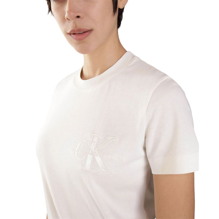 Satin Applique Regular Tee Calvin Klein | J20J223925YBI